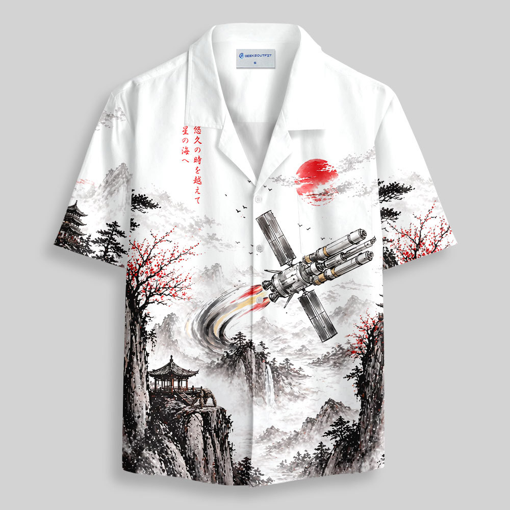 Ink Space Rescue Button Up Pocket Shirt