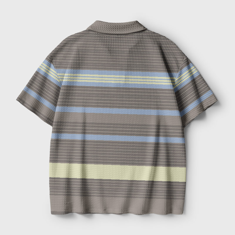 Ingen Wave Geek Crochet Polo Shirt