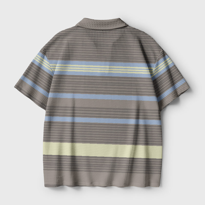 Ingen Wave Geek Crochet Polo Shirt