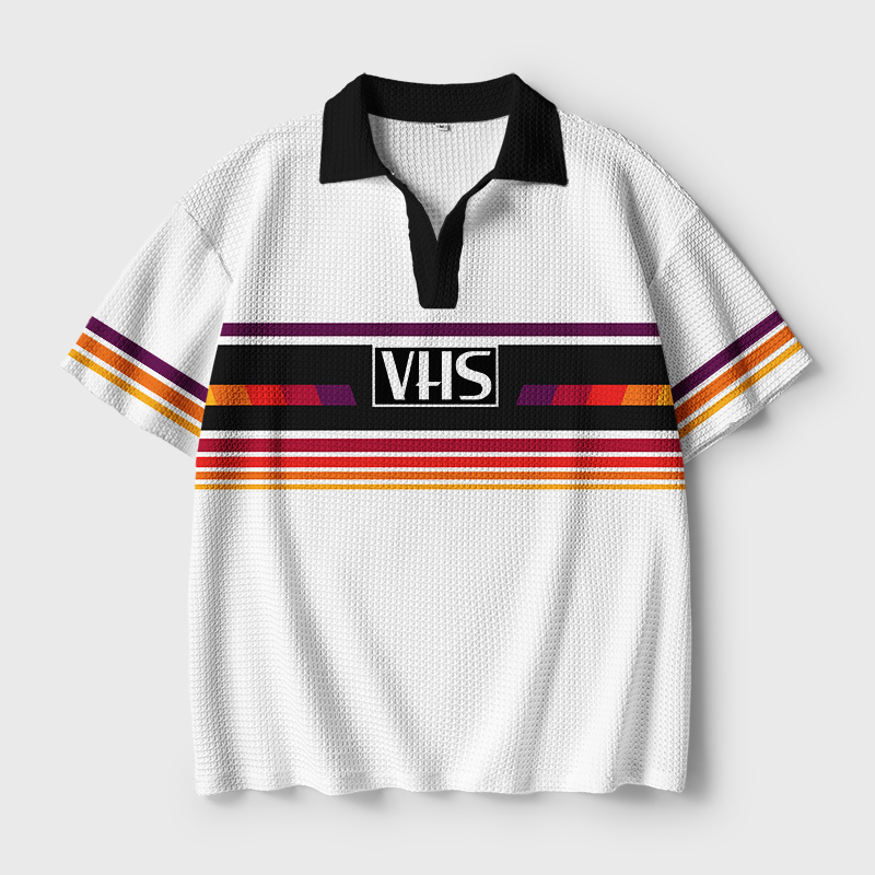 The Future Is Here Geek Crochet Polo Shirt