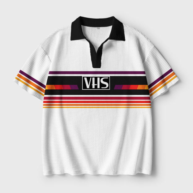 The Future Is Here Geek Crochet Polo Shirt