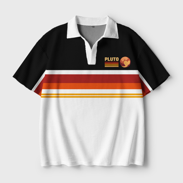 Never Forget Geek Crochet Polo Shirt