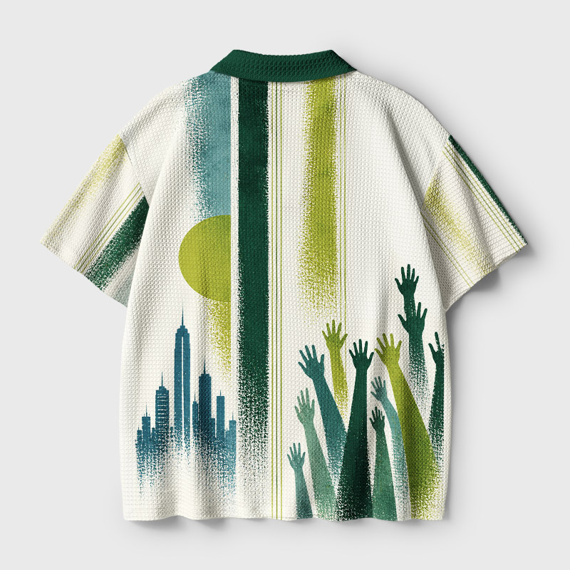 Soylent Green Geek Crochet Polo Shirt