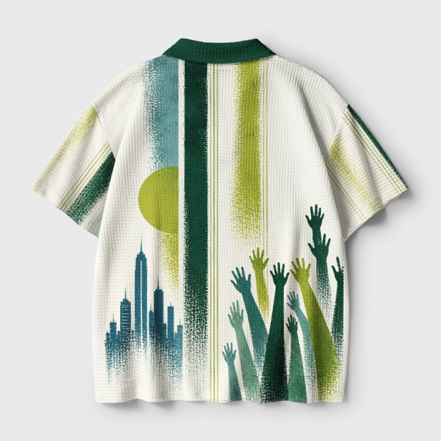 Soylent Green Geek Crochet Polo Shirt