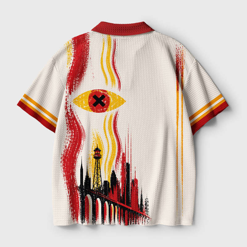 Make Orwell Fiction Again Geek Crochet Polo Shirt