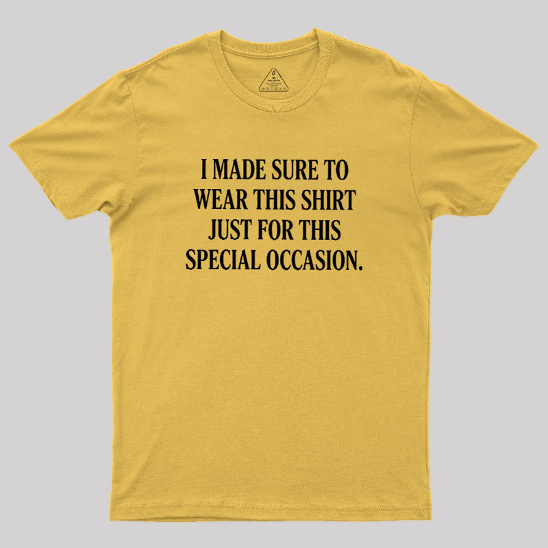 Formal Sarcasm Geek T-Shirt