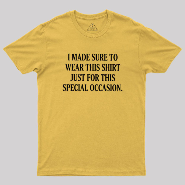 Formal Sarcasm Geek T-Shirt