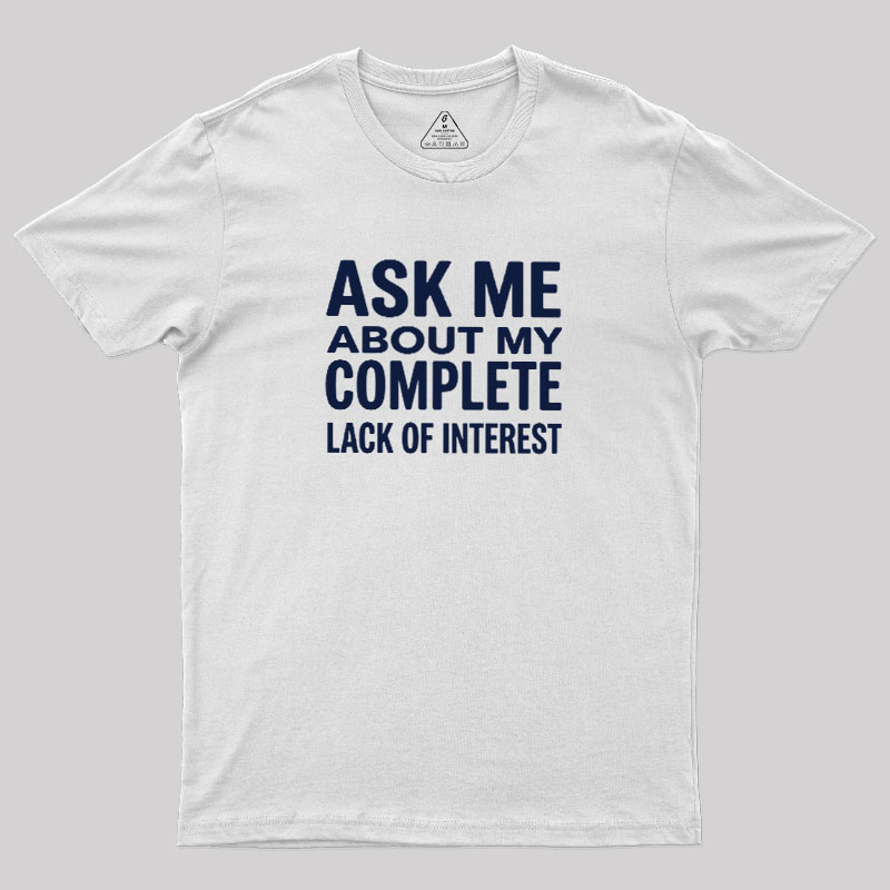 Interest Not Found Geek T-Shirt