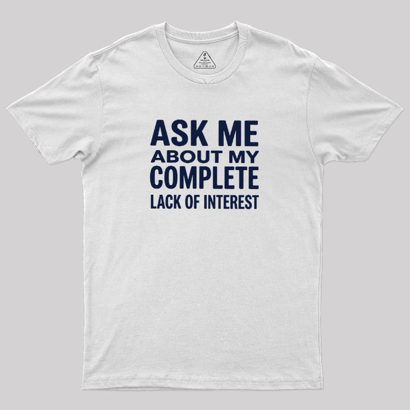 Interest Not Found Geek T-Shirt