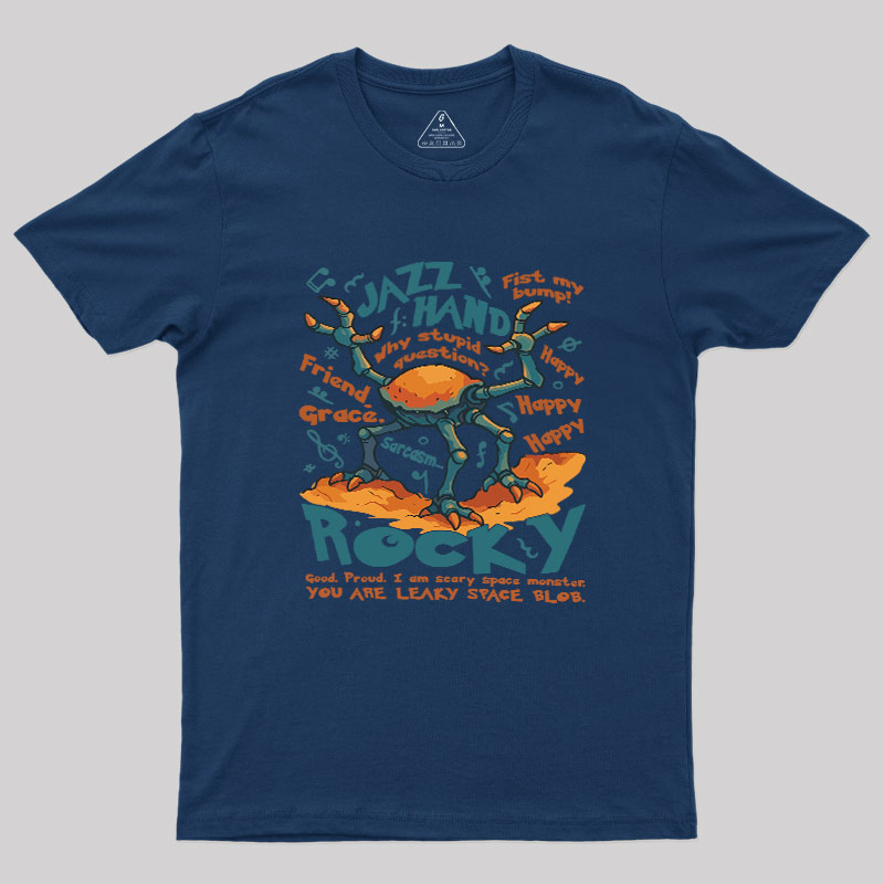 Rocky Jazz Hand Geek T-Shirt