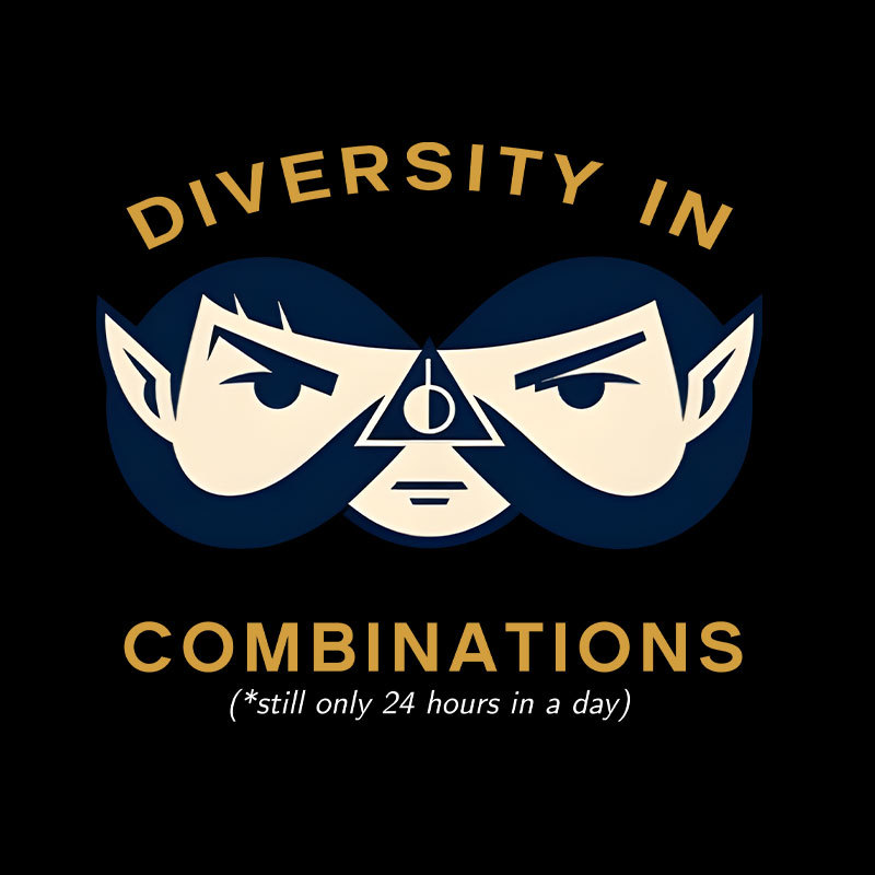 Diversity In Combinations Geek T-Shirt