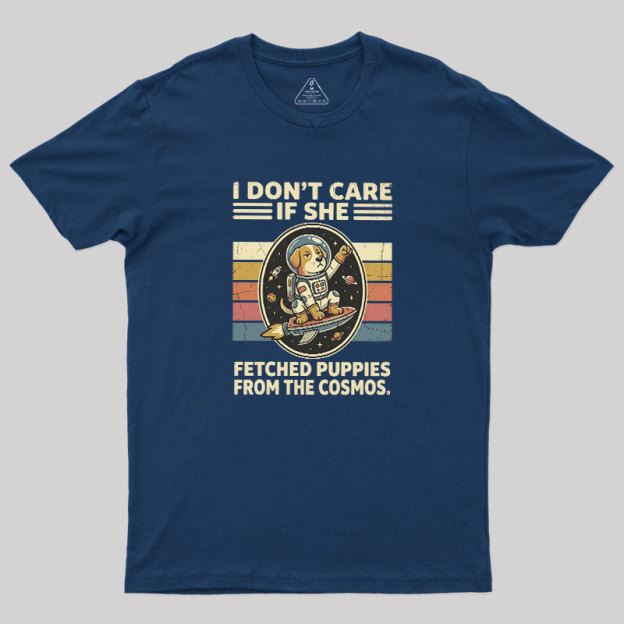 Astronaut Pup Geek T-Shirt