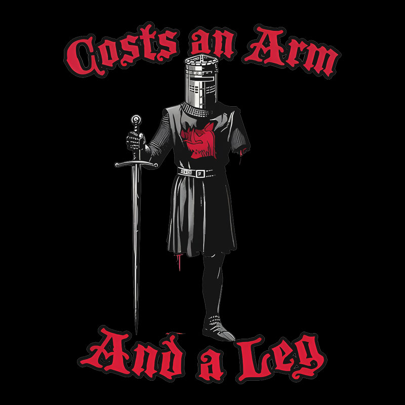 Black Knight Debt Geek T-Shirt