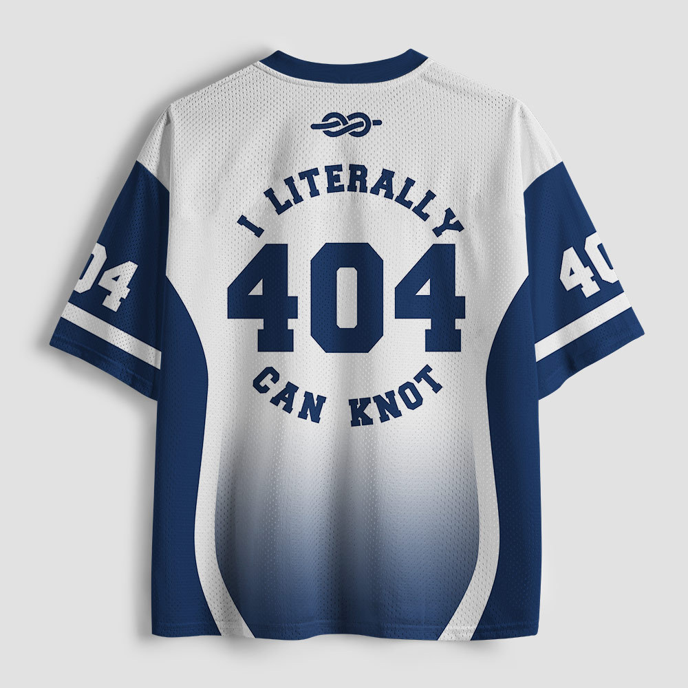 I Literally Can Knot Geek Mesh Jersey