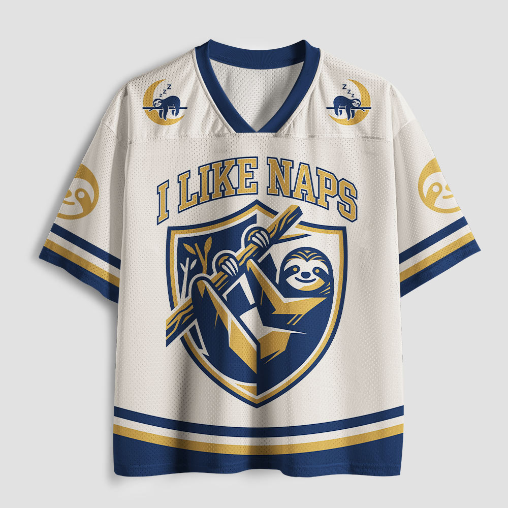 I Like Nap Geek Mesh Jersey