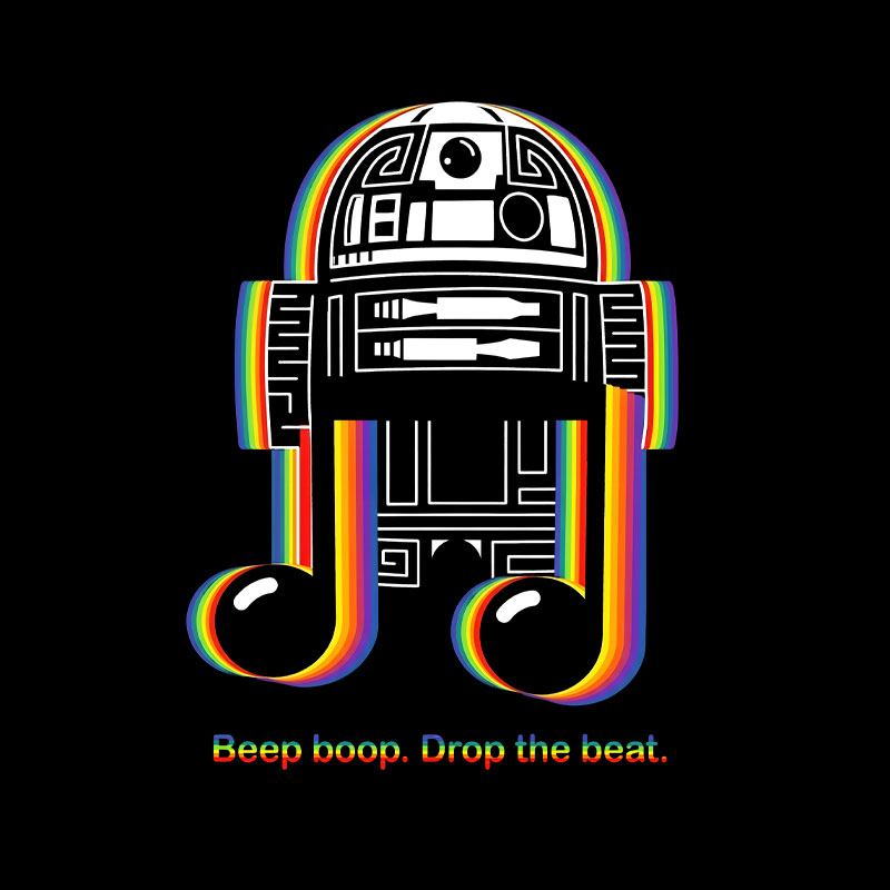 Beep Boop Drop the Beat Geek T-Shirt