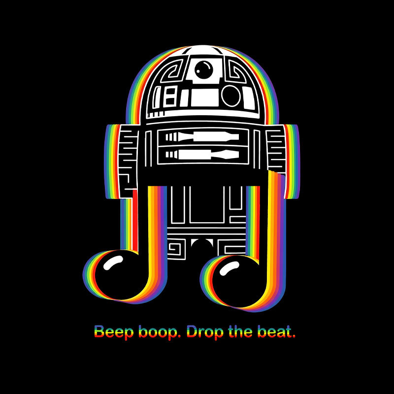 Beep Boop Drop the Beat Geek T-Shirt