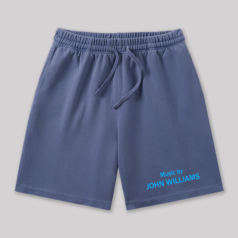 Music by John Williams Geeky Washed Shorts