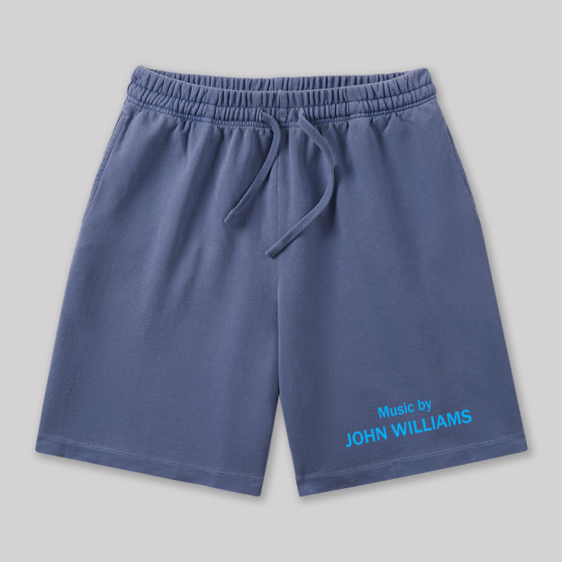 Music by John Williams Geeky Washed Shorts