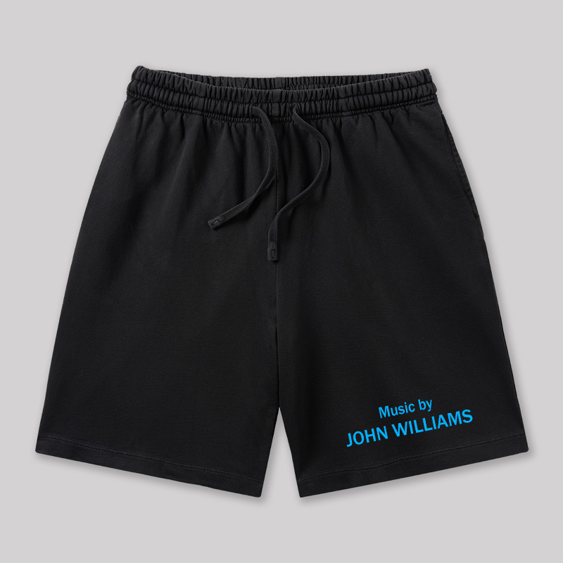 Music by John Williams Geeky Washed Shorts