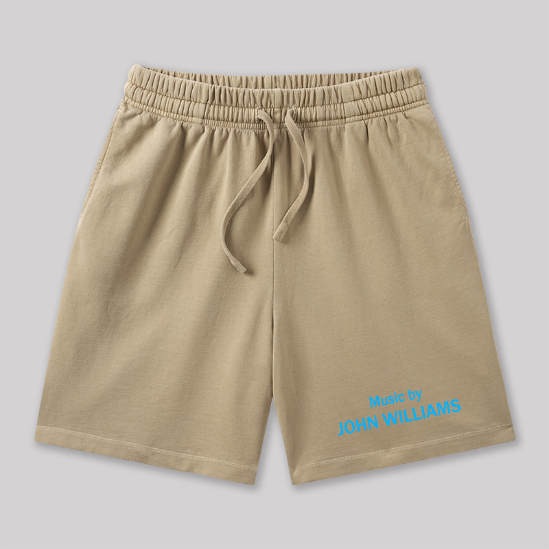 Music by John Williams Geeky Washed Shorts