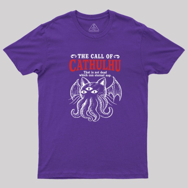 The Call of Cathulhu Geek T-Shirt