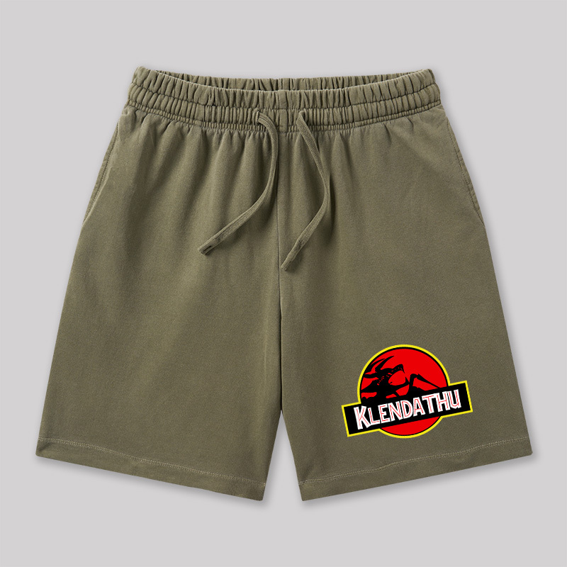 Klendathu Starship Troopers Geeky Washed Shorts