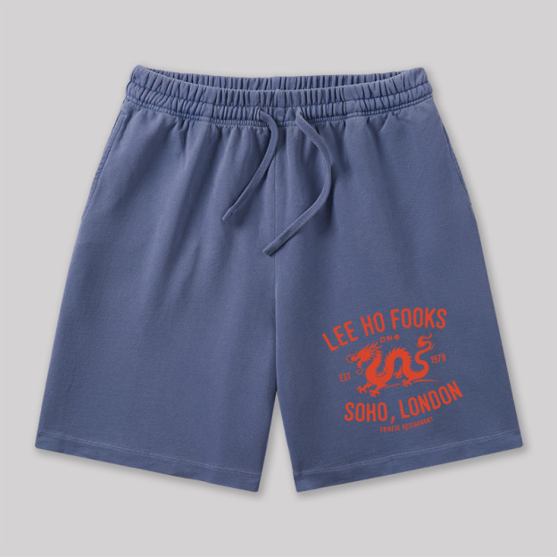Lee Ho Fooks Vintage Resto Geeky Washed Shorts