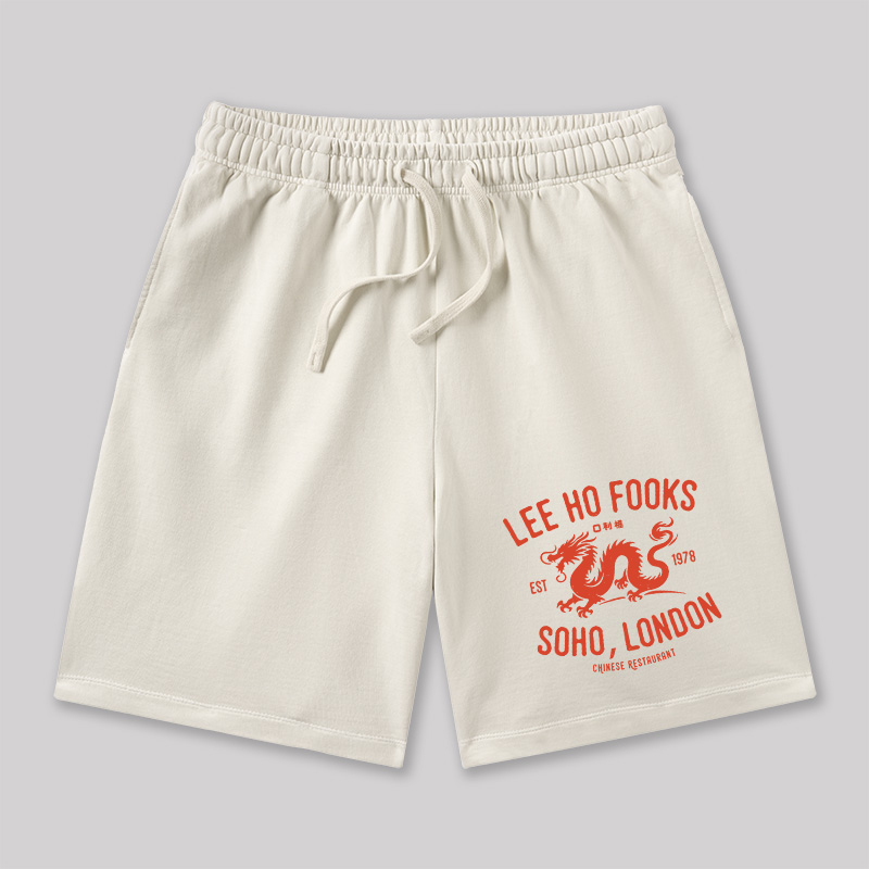 Lee Ho Fooks Vintage Resto Geeky Washed Shorts
