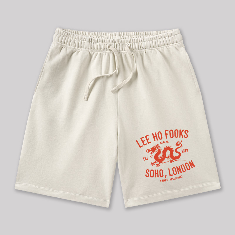 Lee Ho Fooks Vintage Resto Geeky Washed Shorts