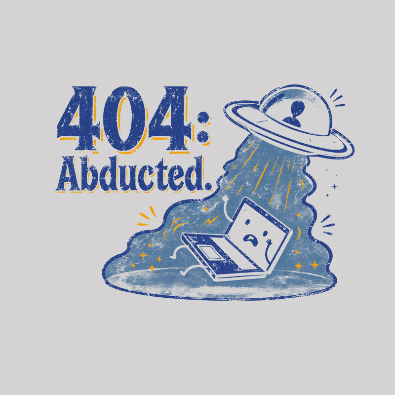 404 Abducted Geek T-Shirt