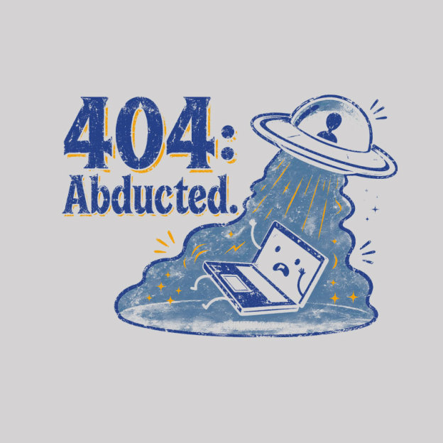 404 Abducted Geek T-Shirt