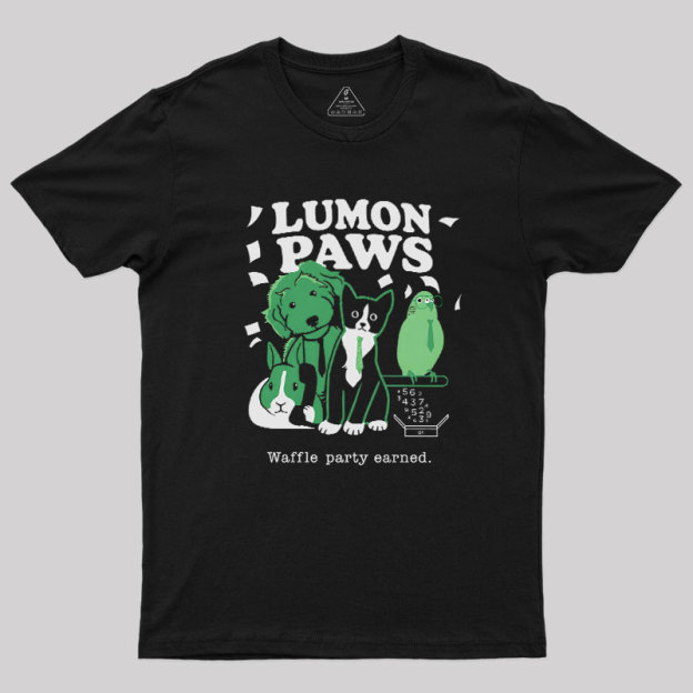 Lumon Paws Geek T-Shirt