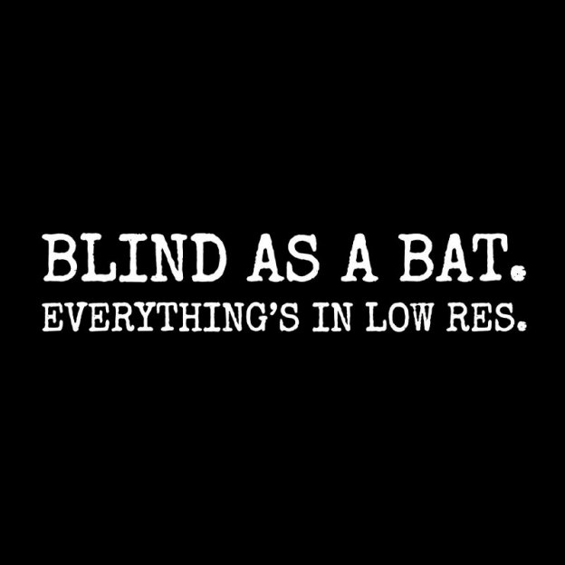 Blind As A Bat Geek T-Shirt