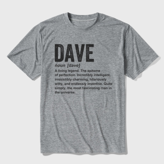 Dave Definition Ultra Soft Heather Tee