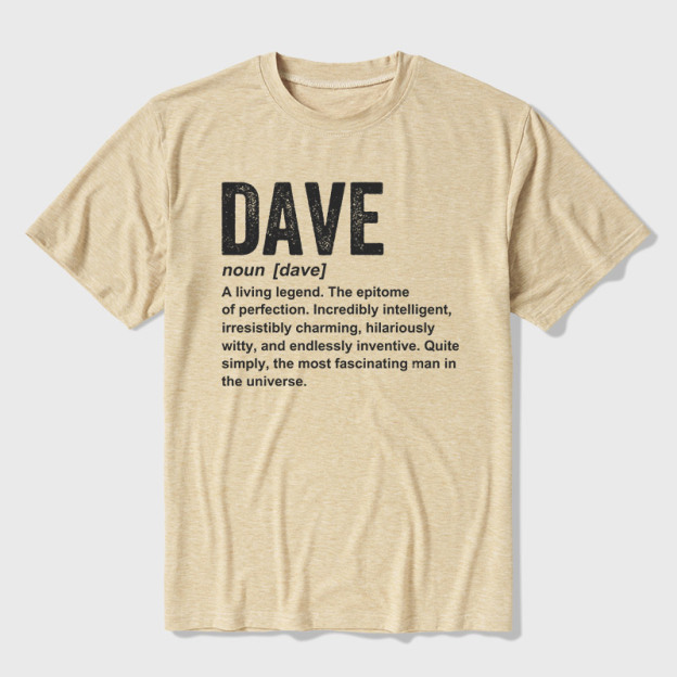 Dave Definition Ultra Soft Heather Tee