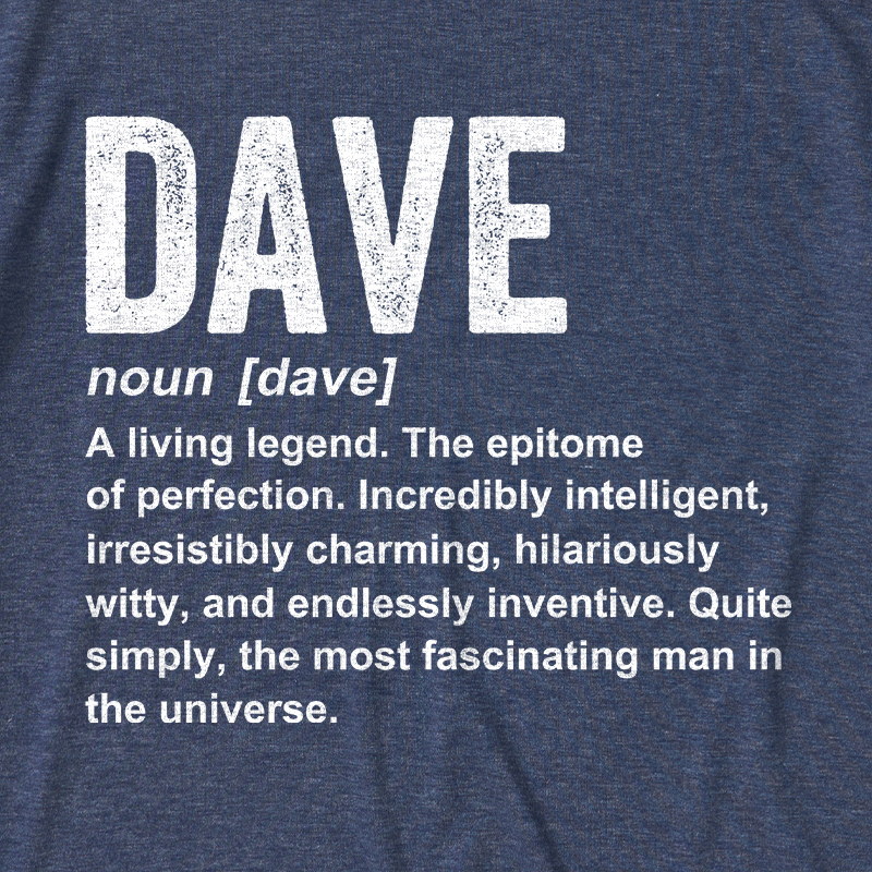 Dave Definition Ultra Soft Heather Tee