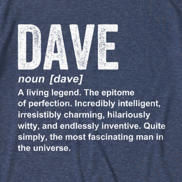 Dave Definition Ultra Soft Heather Tee