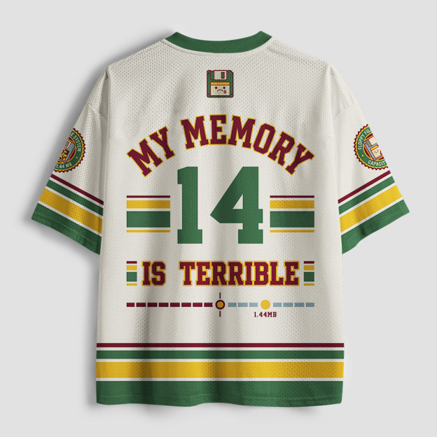My Terrible Memory Geek Mesh Jersey