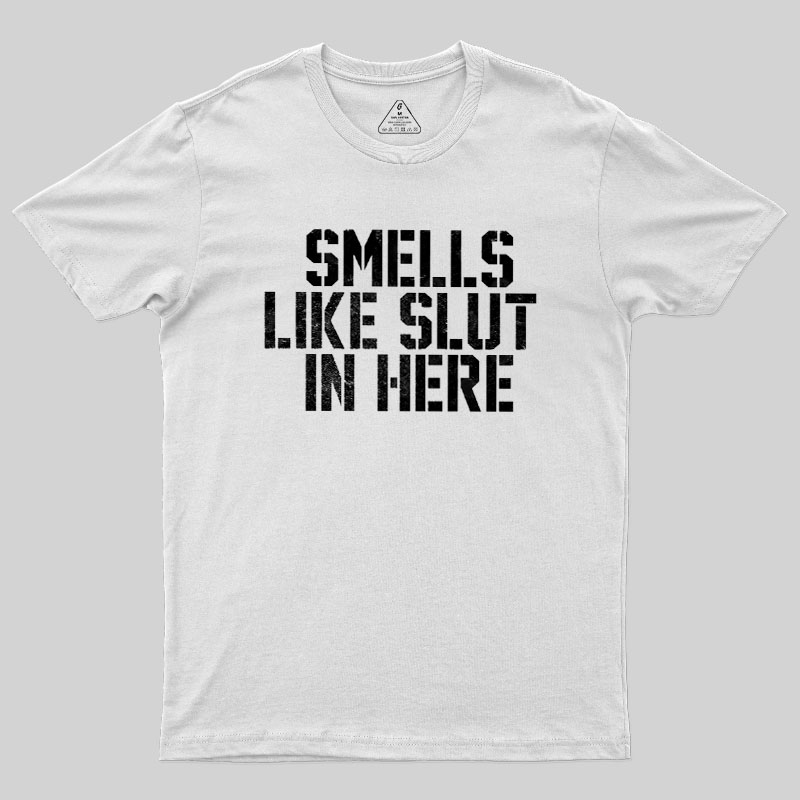 Offensive Smells Like Slut In Here Geek T-Shirt