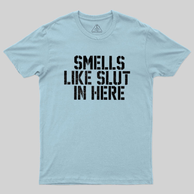 Offensive Smells Like Slut In Here Geek T-Shirt