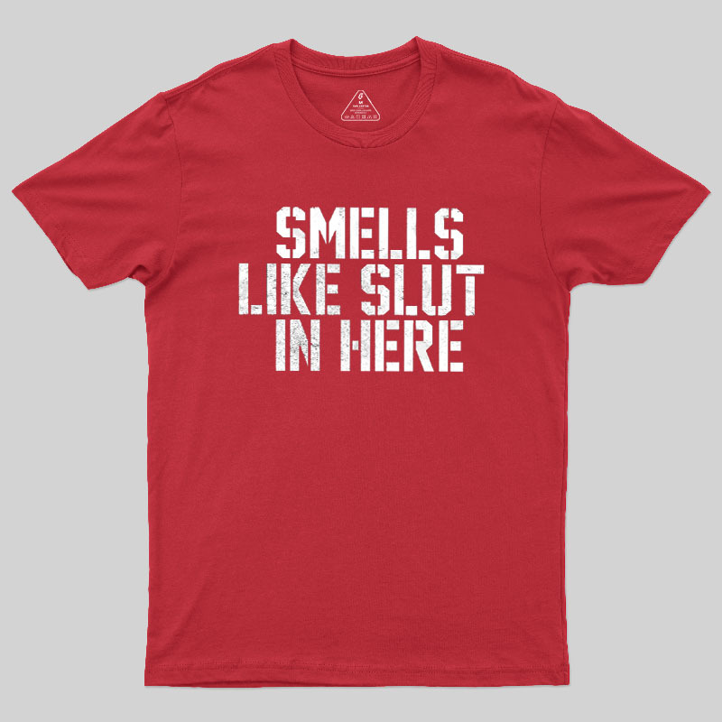 Offensive Smells Like Slut In Here Geek T-Shirt