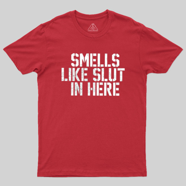 Offensive Smells Like Slut In Here Geek T-Shirt