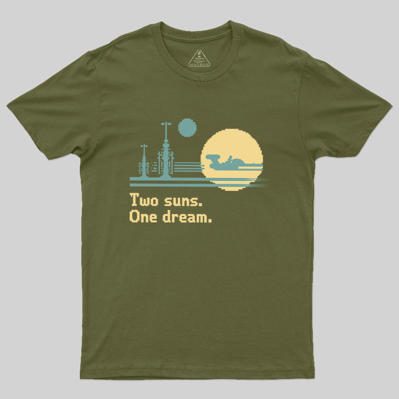 Two Suns One Dream Geek T-Shirt