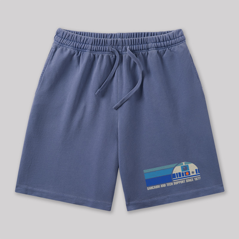 Providing Sarcasm and Tech Support Since 1977 Geeky Washed Shorts