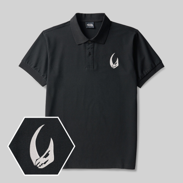 The Clan of Two Geek Embroidered Polo Shirt
