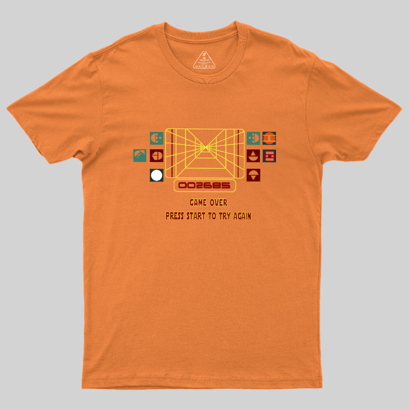 Star Raiders Game Over Geek T-Shirt