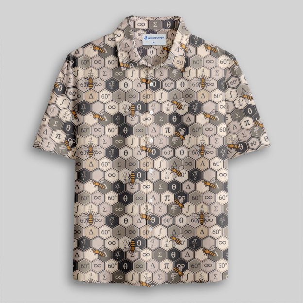 The Mathematical Honeycomb Button Up Pocket Shirt