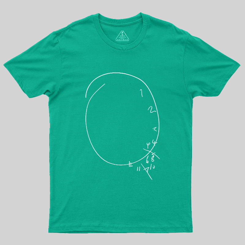 My Brain Can't Draw A Clock Geek T-Shirt