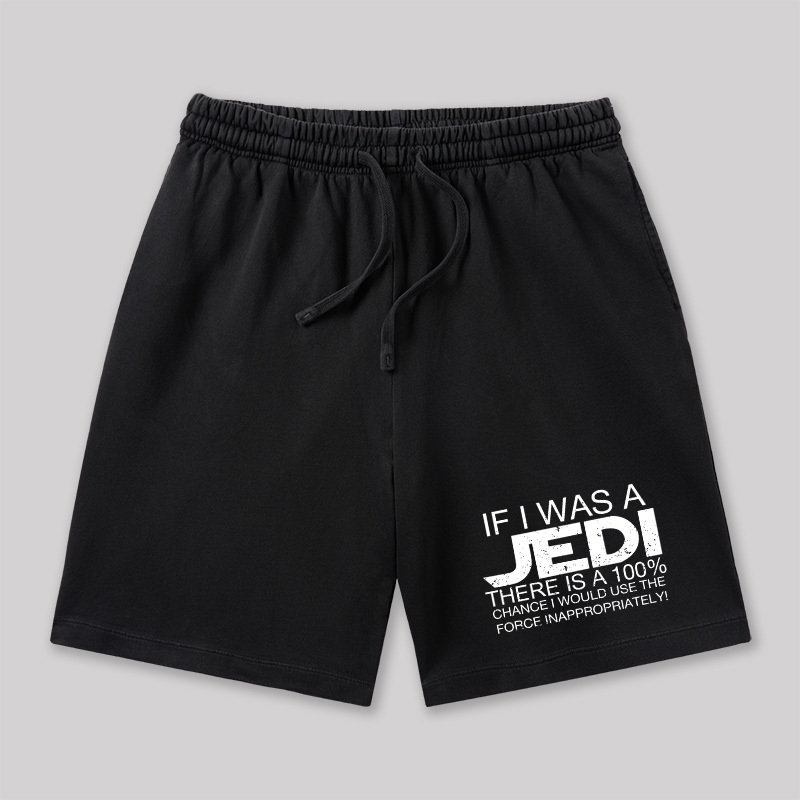 Use The Force Inappropriately Geeky Washed Shorts